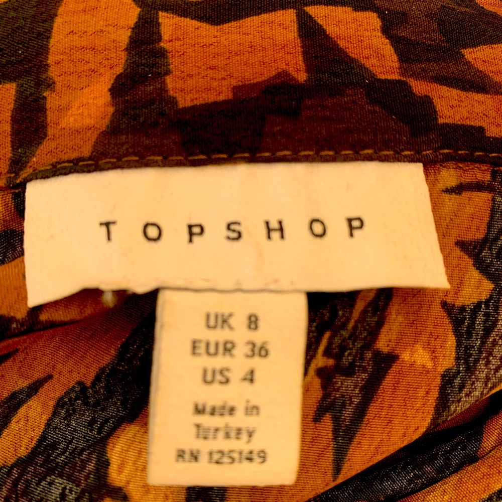 Shirt dress, TOPSHOP, size 4